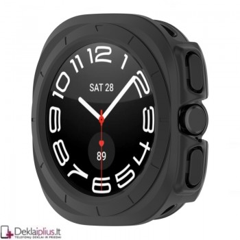 Juodas dėklas laikrodžio korpusui (Samsung Galaxy Ultra/Ultra 2 (47 mm) Juodas dėklas laikrodžio korpusui (Samsung Galaxy Ultra/Ultra 2 (47 mm)